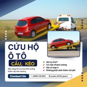Cẩu kéo ô tô toàn TP.HCM có mặt ngay sau 15–30 phút - Hỗ Trợ 24/7