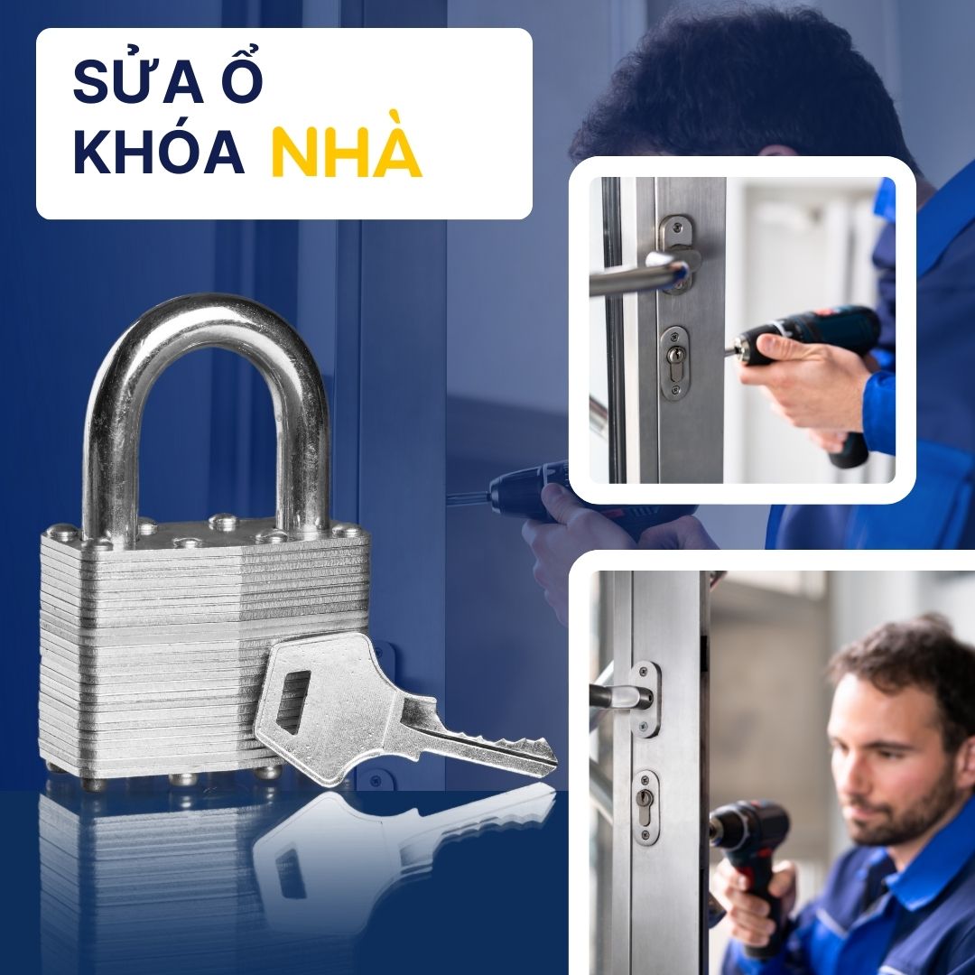 Sửa ổ khóa nhà