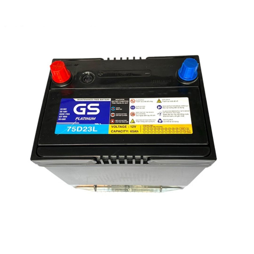ẮC QUY GS MF 75D23R/L 12V-65AH - Ảnh 3