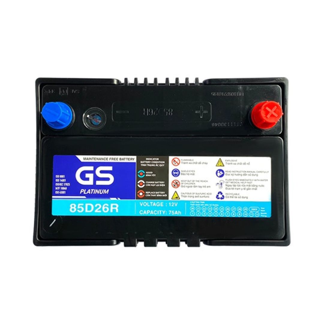 ẮC QUY GS MF 85D26R/L 12V-75AH - Ảnh 5