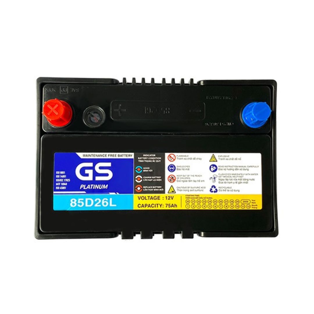 ẮC QUY GS MF 85D26R/L 12V-75AH - Ảnh 3