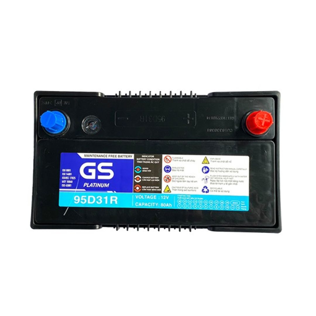 ẮC QUY GS MF 95D31R/L 12V-80AH - Ảnh 4
