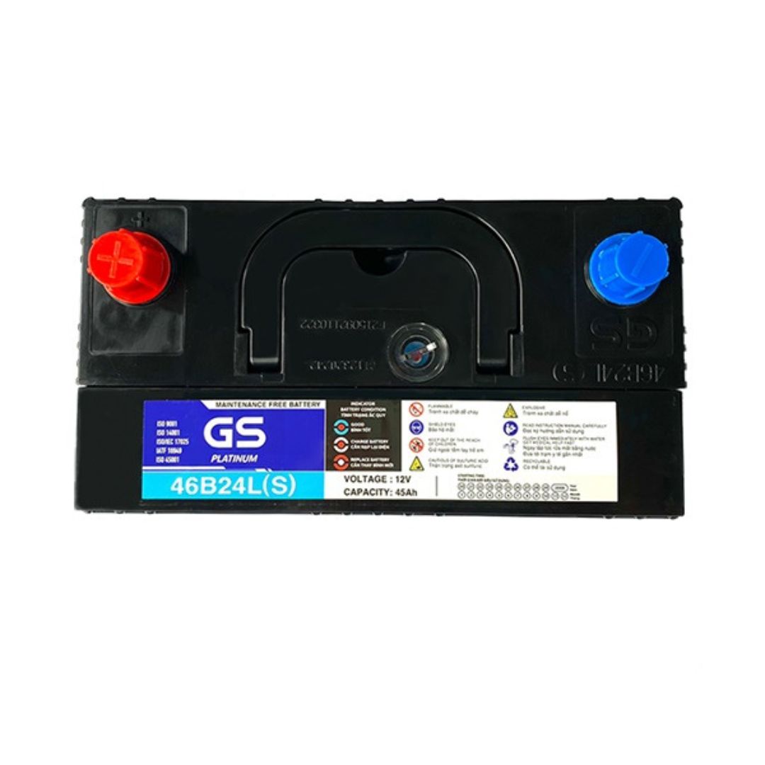 ẮC QUY GS MF 46B24R/L/(s) 12V-45AH - Ảnh 2